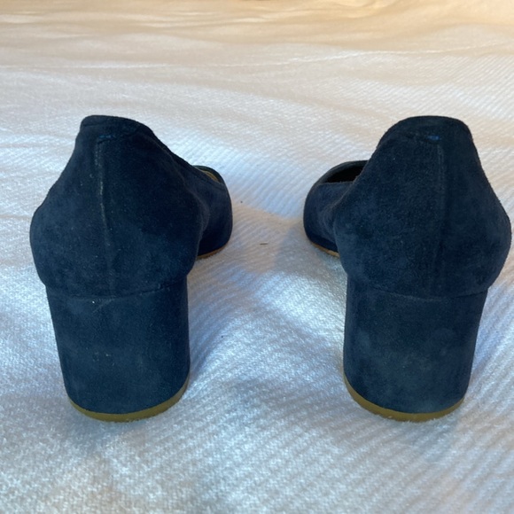 L’intervalle navy suede pumps - Picture 4 of 5
